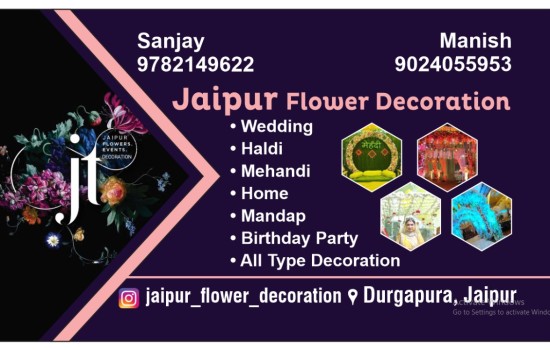 JAIPUR FLOWER DECORATION
